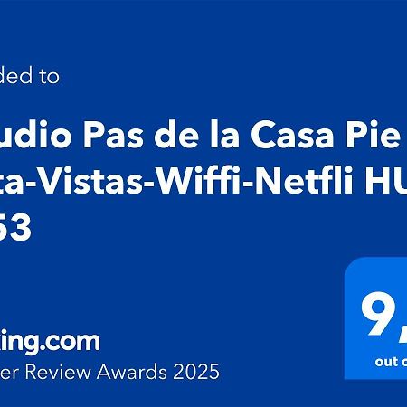 Estudio Pas De La Casa Pie De Pista-Vistas-Wiffi-Netfli Hut 7353 Eksteriør bilde