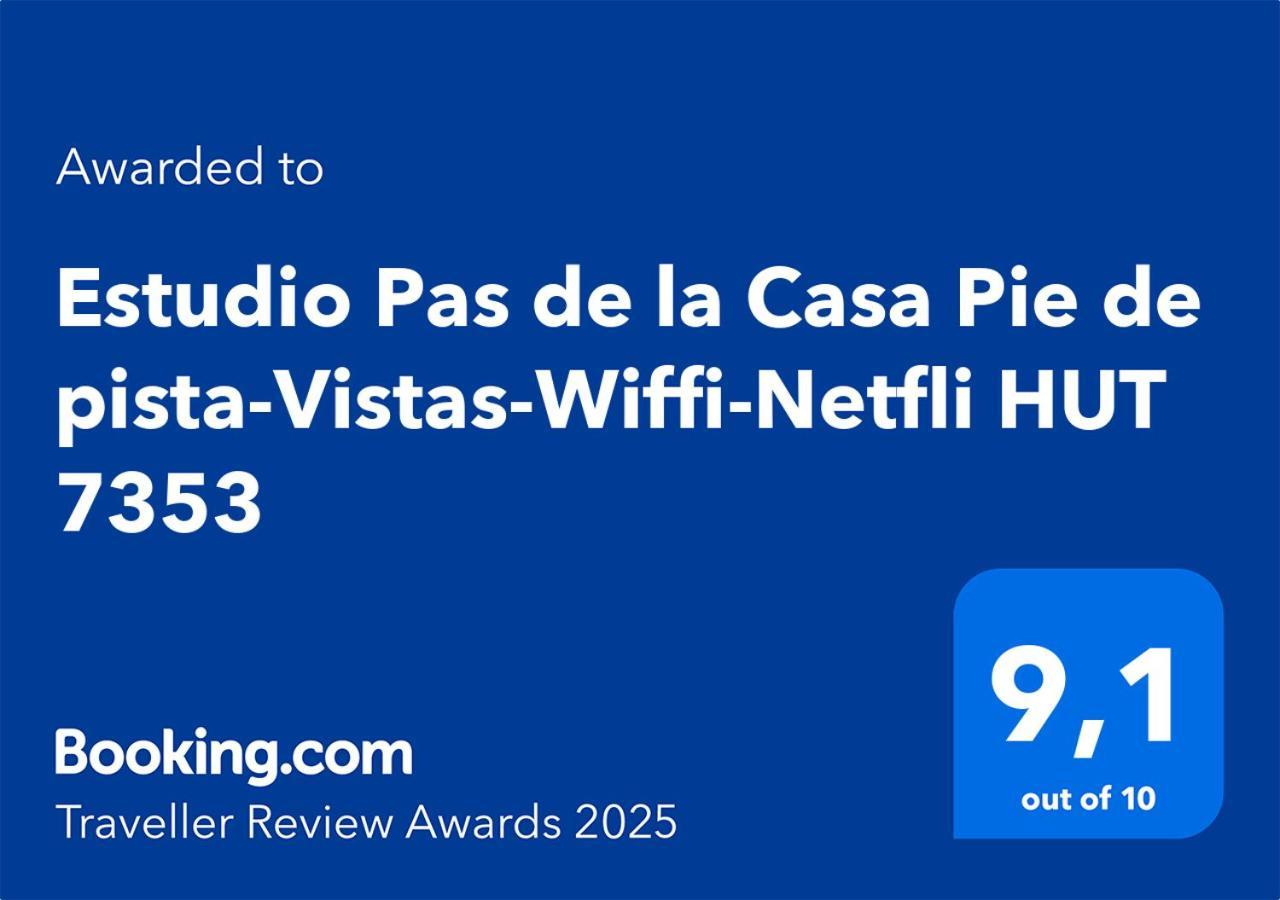 Estudio Pas De La Casa Pie De Pista-Vistas-Wiffi-Netfli Hut 7353 Leilighet Eksteriør bilde